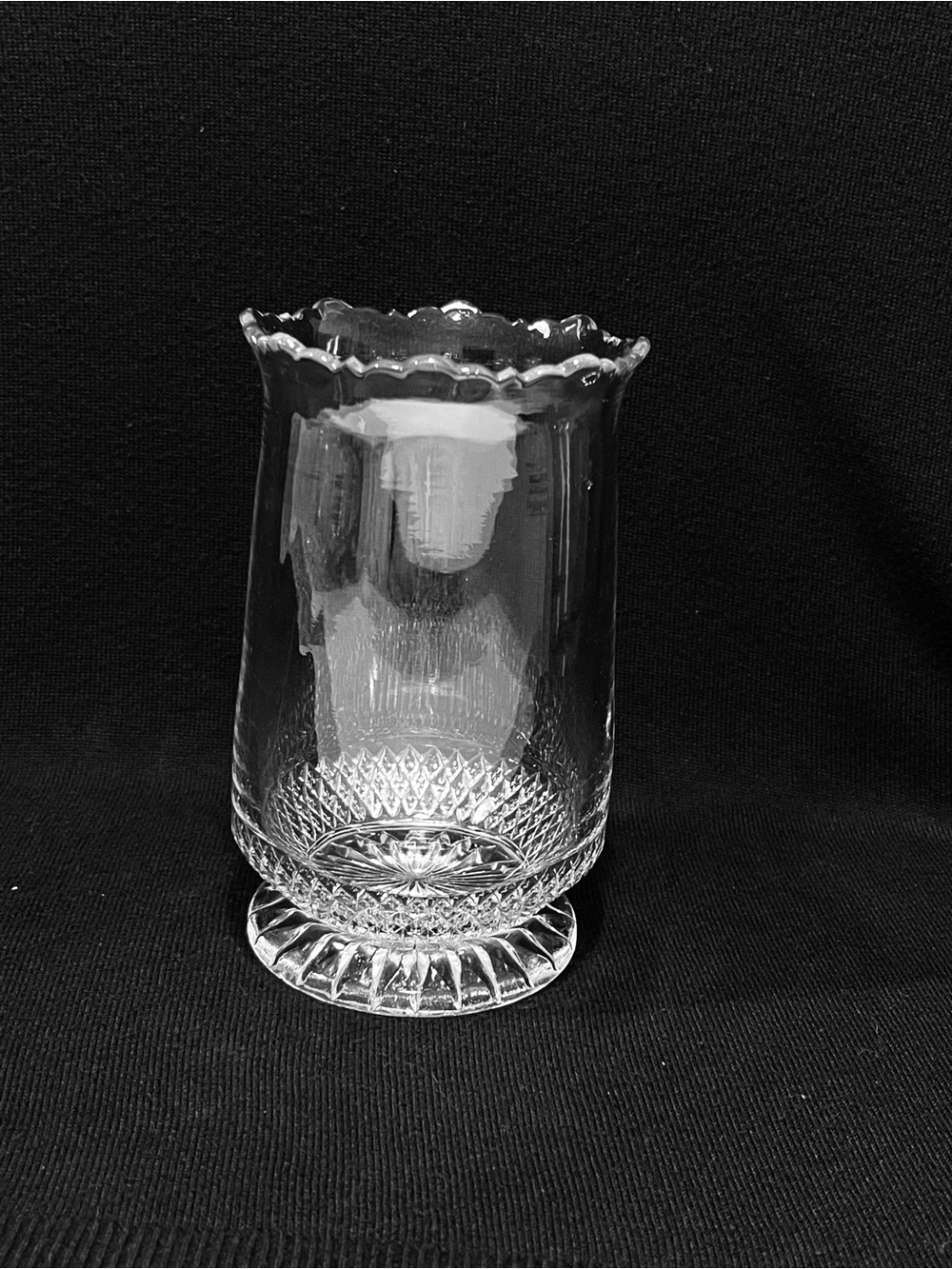 Antique Cut Glass Depression Celery Holder Spooner 1920’s